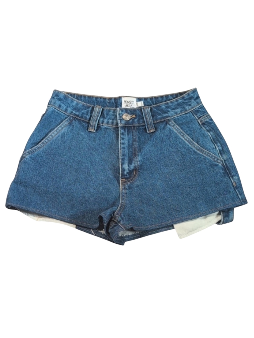Princess Polly High Rise Denim Jean Shorts Size 4
